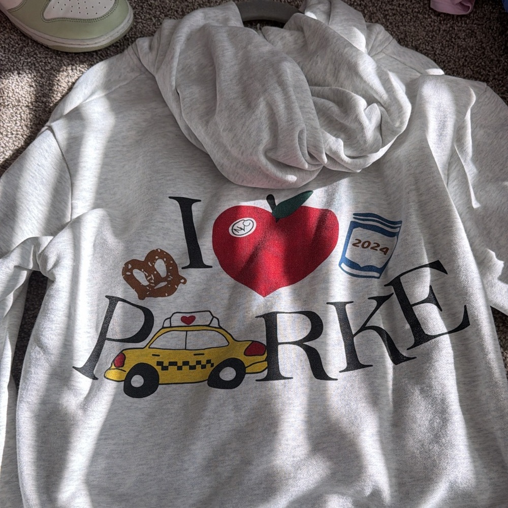 Gray Graphic Hoodie